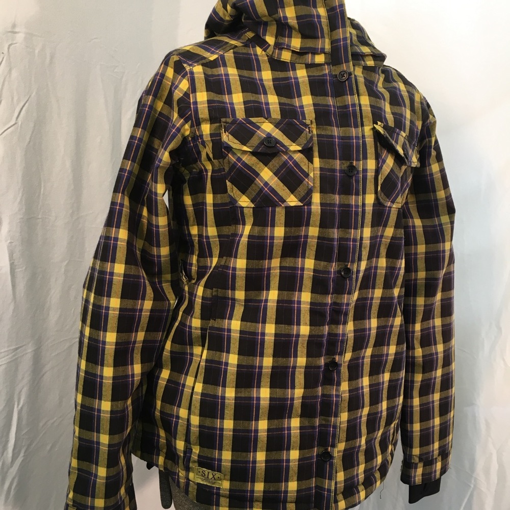 686 Plaid Snowboard Ski Insulated Jacket